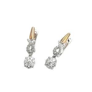 Diamond Earring - 100540
